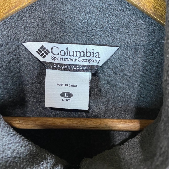 Columbia Gray Fleece Jacket - Picture 3 of 4